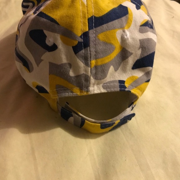 West Virginia blue & yellow camo hat - Picture 5 of 5